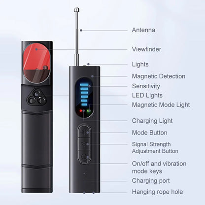 Detector for Hidden Camera T15 GPS Wiretapping Search Devices