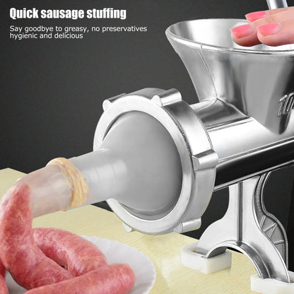 Silver Manual Meat Grinder