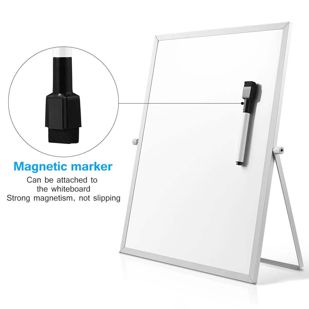 Magnetic Dry-Erase Board Double-Sided