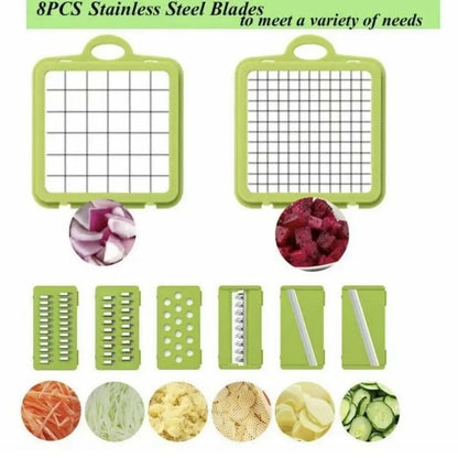 14-in-1 Fruit and Vegetable Slicer, Cutter, Dicer, and Chopper