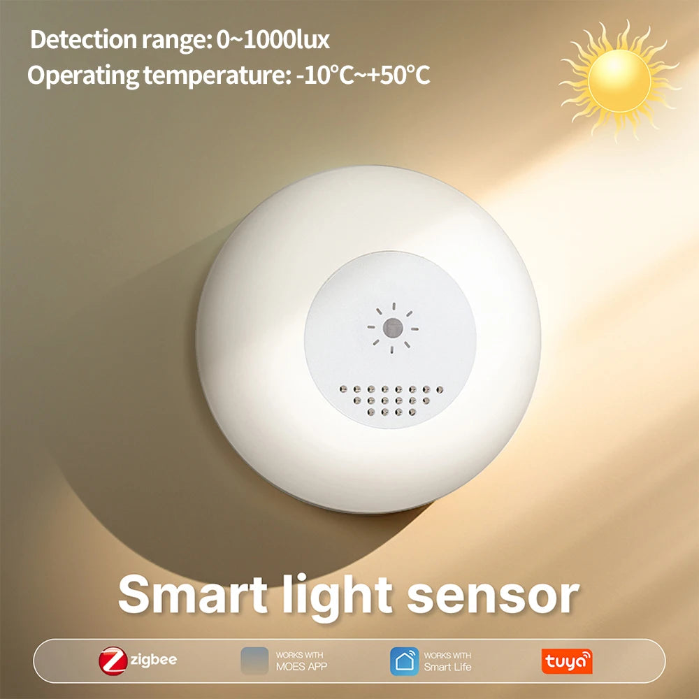 Smart Light Sensor Brightness Detection Home Lighting App Control