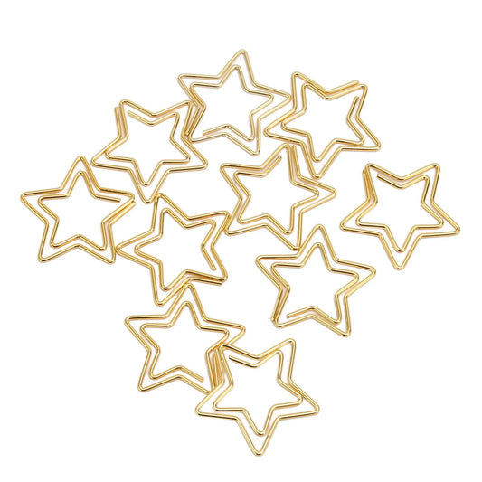 100pcs Star Paperclips