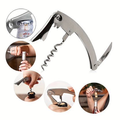 3 Pieces Creative Wine Bottle Opener, Gift Set