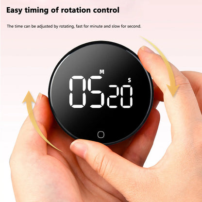 LED Digital Cooking Timer USB Rechargeable Magnetic