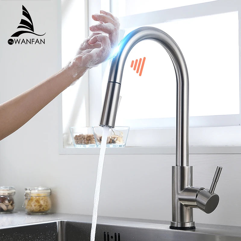 Smart Touch Kitchen Faucet with Sensor