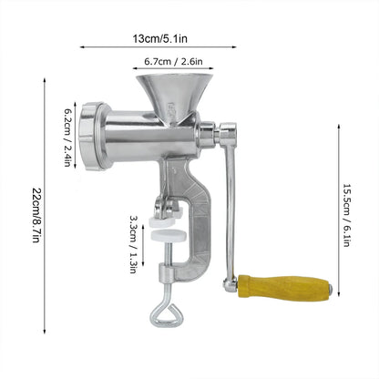 Silver Manual Meat Grinder