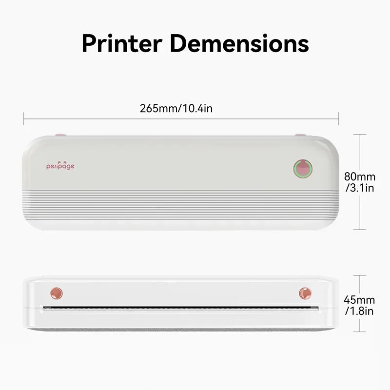 P40 Portable Thermal Printer Wireless