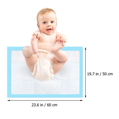 20 Pcs Baby Changing Table Waterproof Disposable Pad