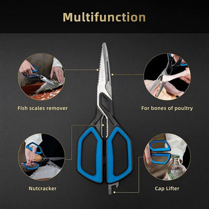 Kitchen Scissors Heavy Duty Stainless Steel